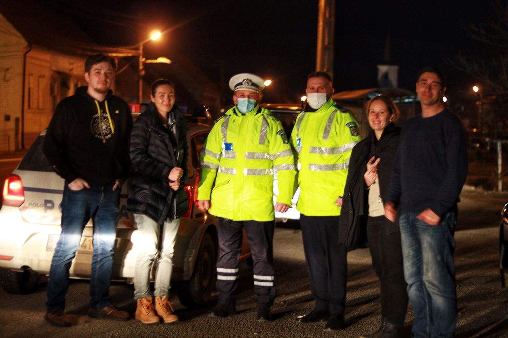 Polițiștii din Bistrița Năsăud, alături de cetățenii ucraineni