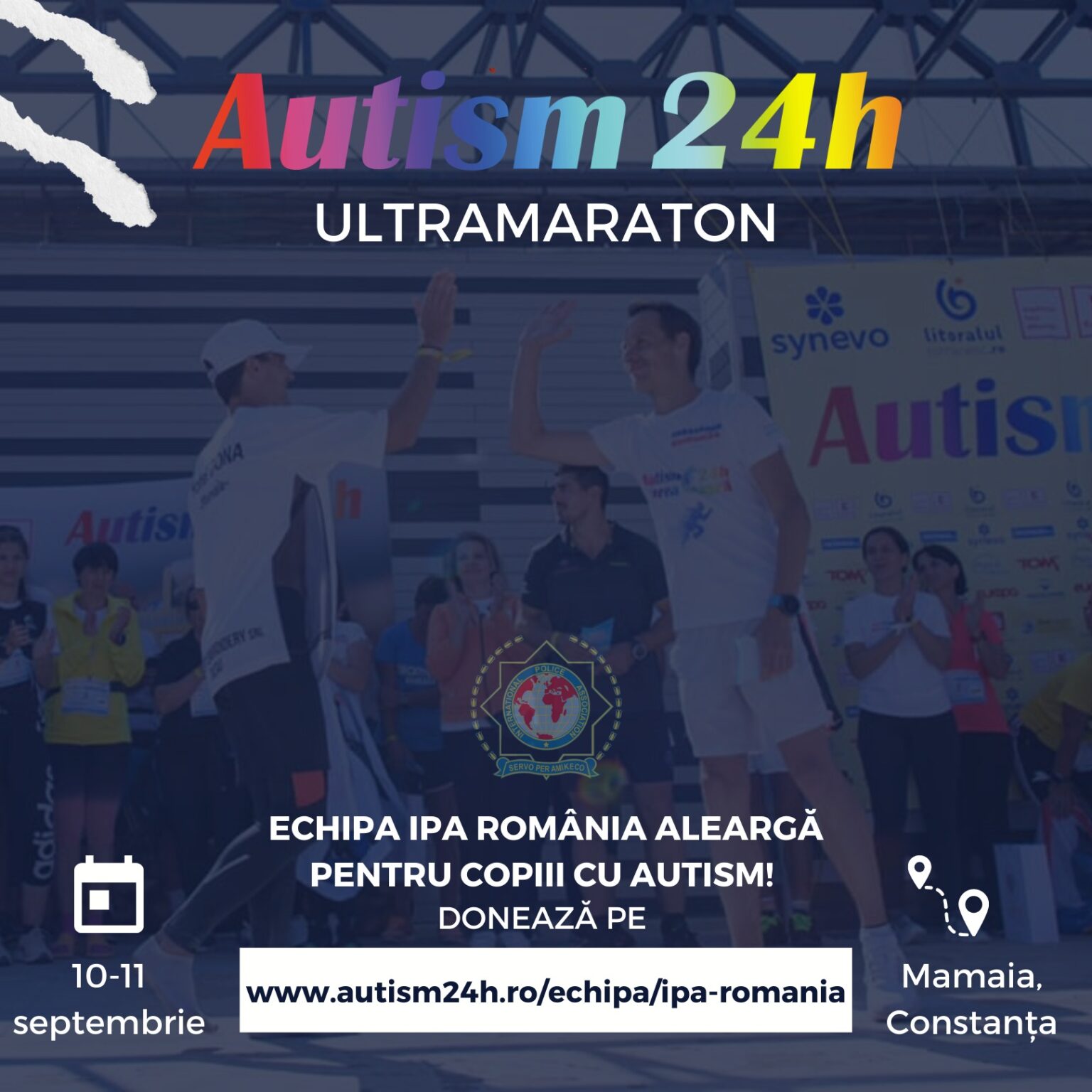Echipa IPA Romania participă la ultramaratonul #AUTISM24H