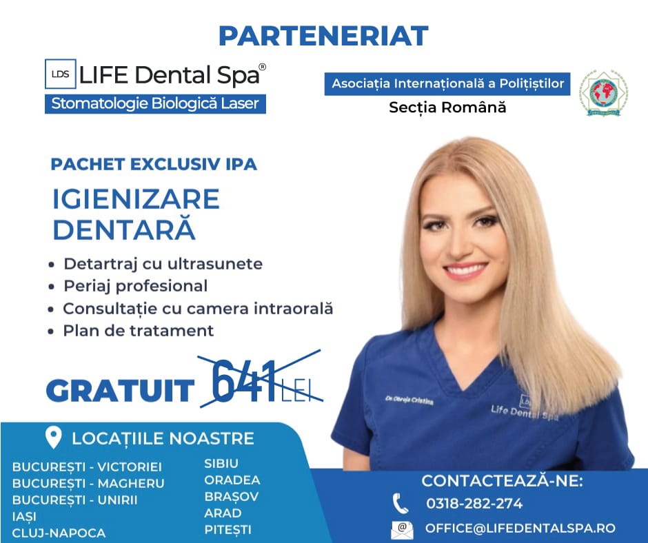 Super beneficii GRATUITE pentru membrii IPA în urma parteneriatului cu LIFE Dental SPA