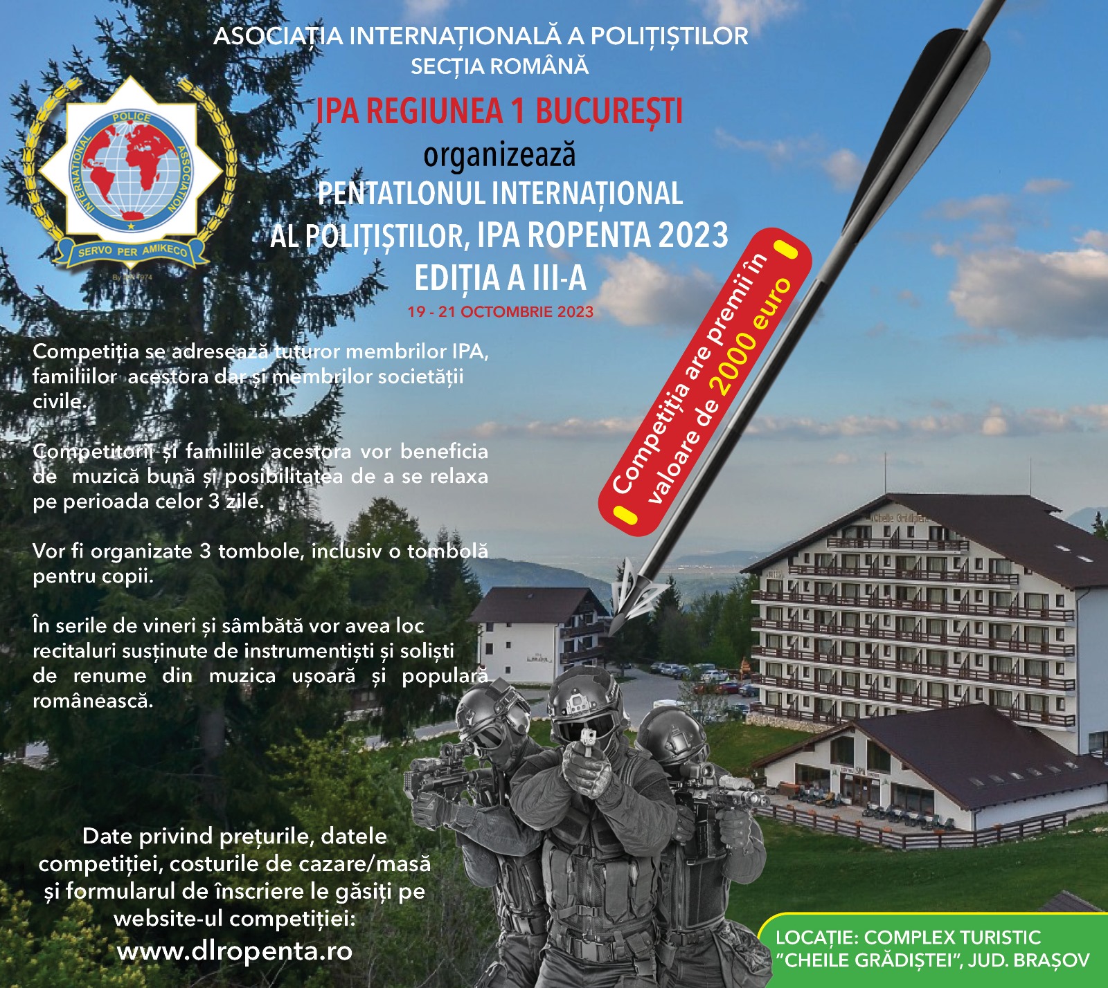 IPA Regiunea 1 București organizează IPA ROPENTA 2023 – Ediția III
