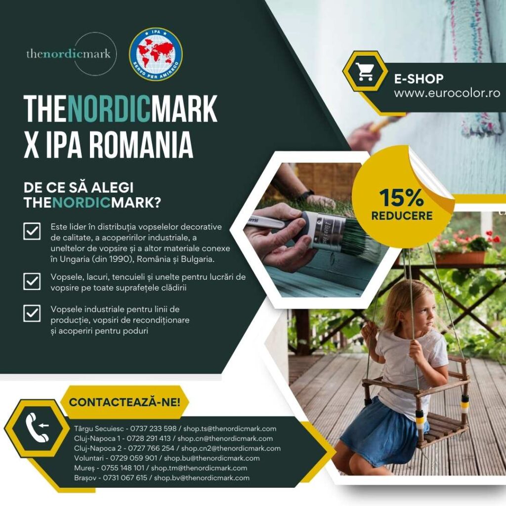 Parteneriat IPA Romania x TheNordicMark - 15% reducere la produsele disponibile pe  www.eurocolor.ro