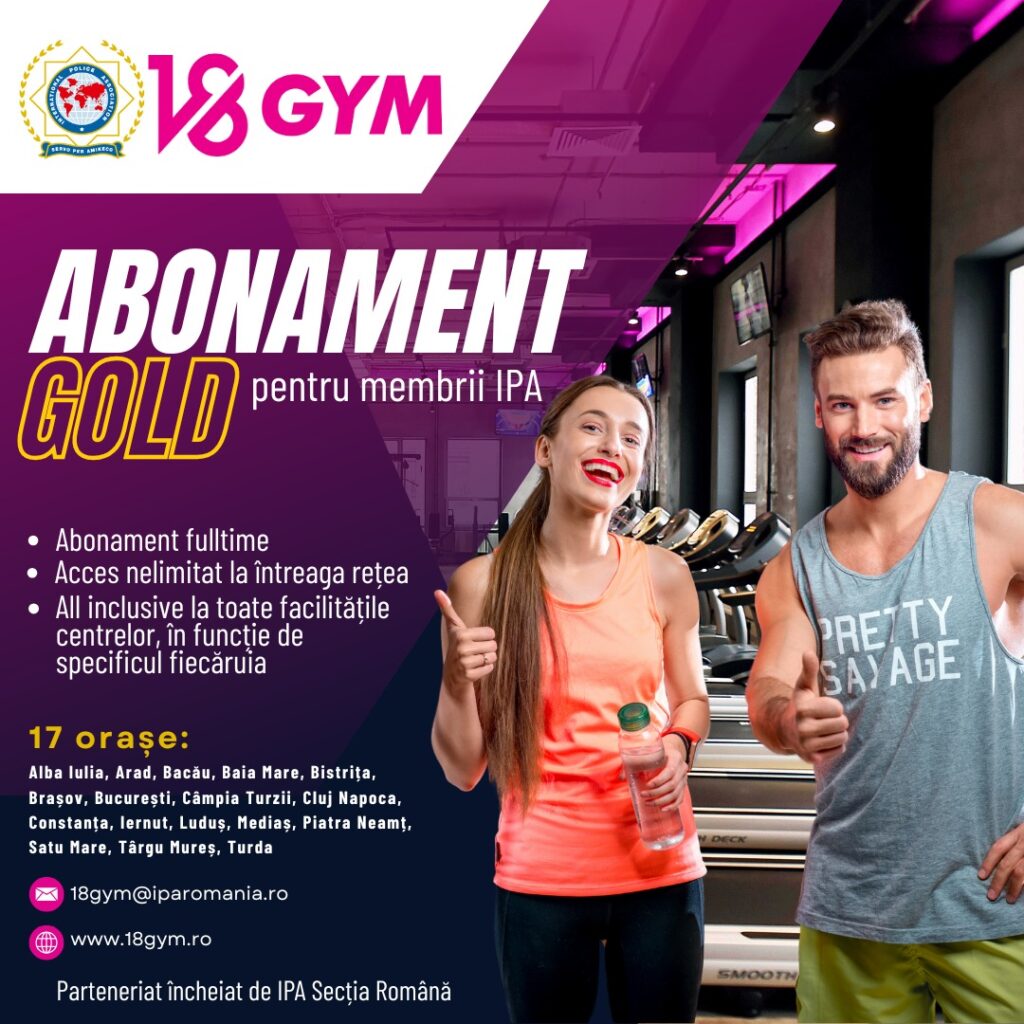 Un nou partener în portofoliul IPA România: sălile de forță 18GYM