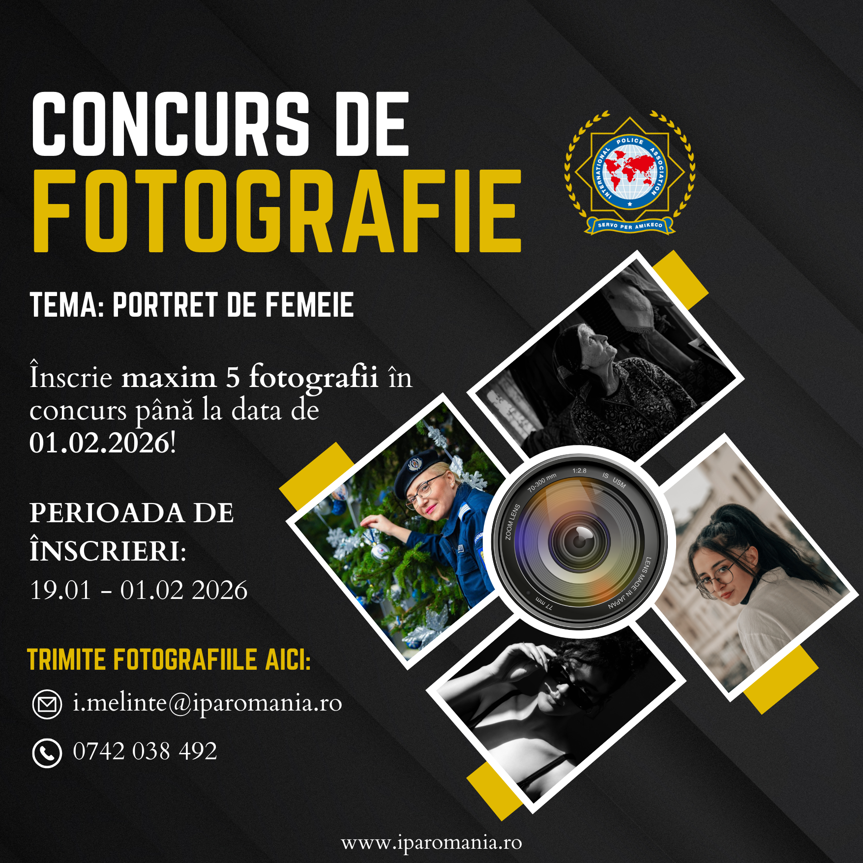 IPA România deschide înscrierile la Concursul de Fotografie „Portret de femeie”