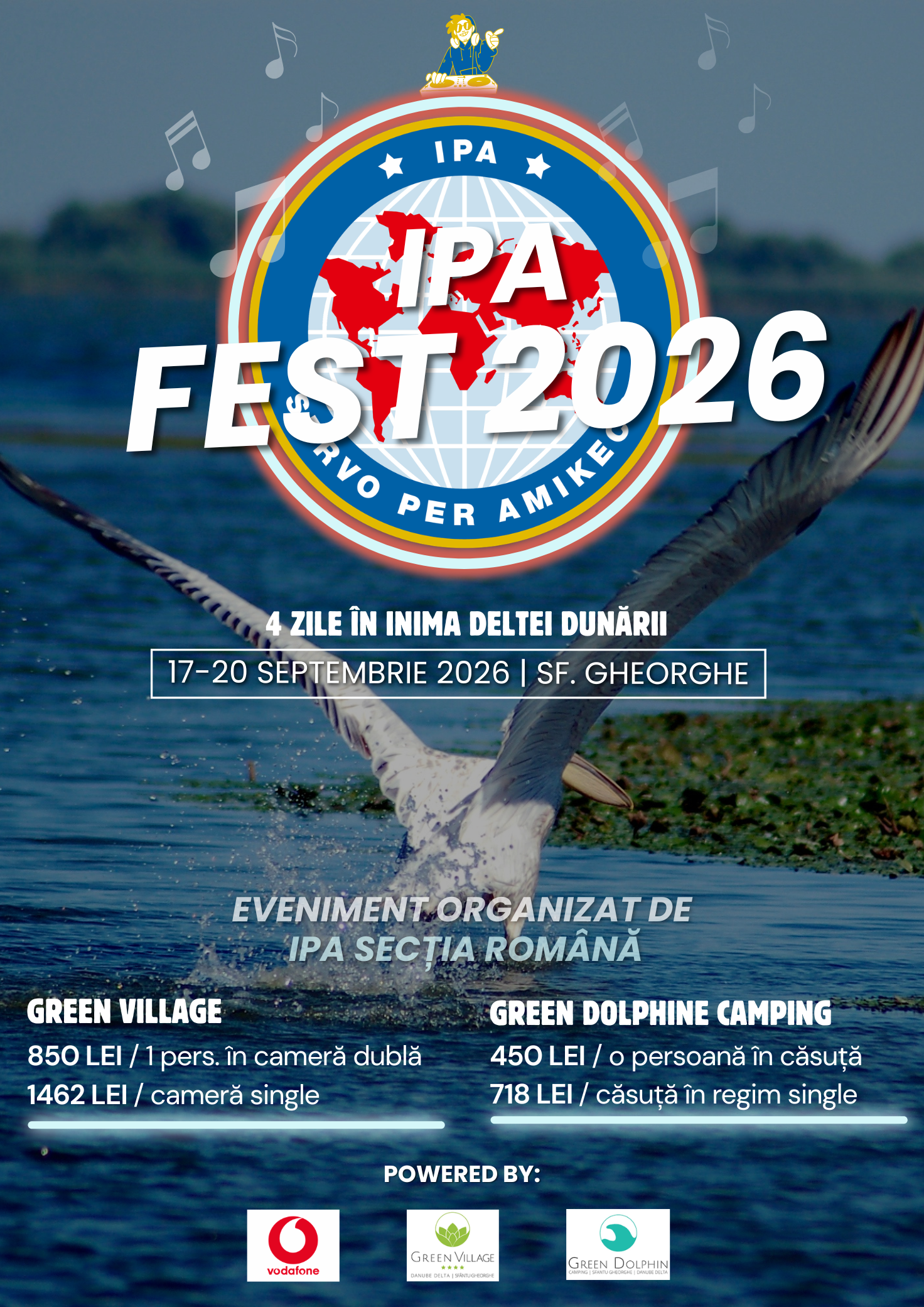 IPA Fest 2026 – 4 zile în inima Deltei Dunării