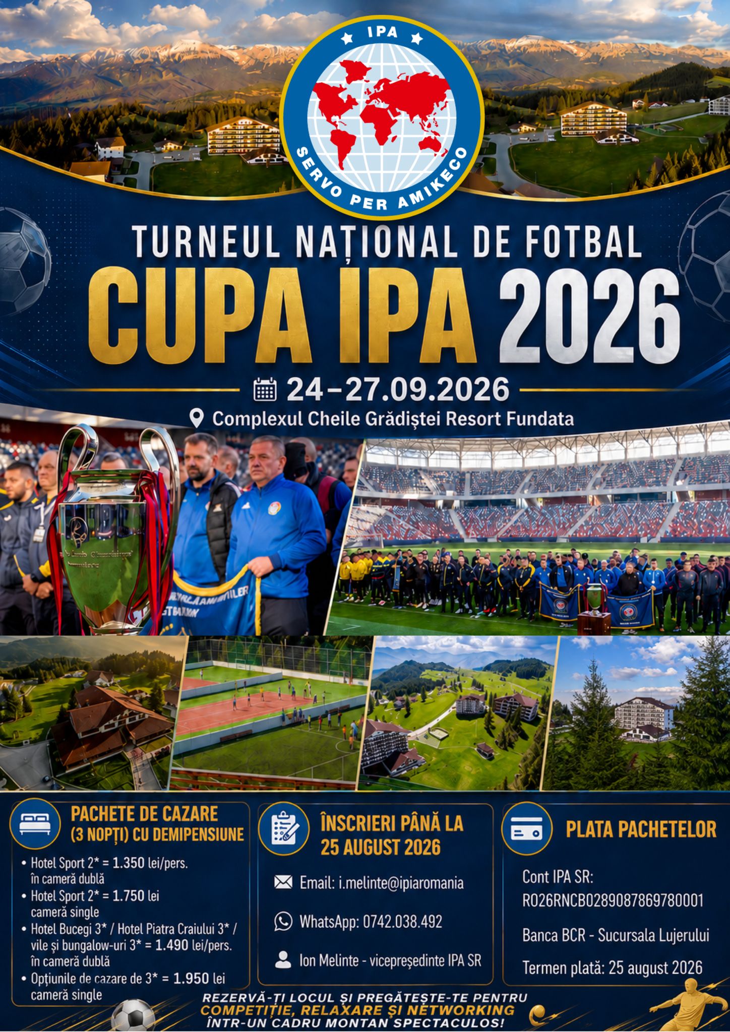 CUPA IPA 2026 îmbină sportul, natura și spiritul IPA la Cheile Grădiștei Resort Fundata